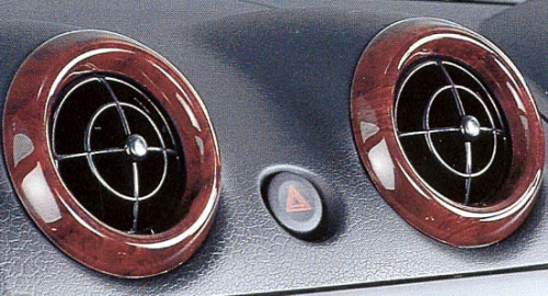 Wood Decoration Rings for Ventilation Nozzles